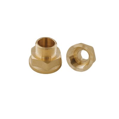 DIN 259 Male Thread 1 Inch Brass Pipe Fittings with Hexagon Head