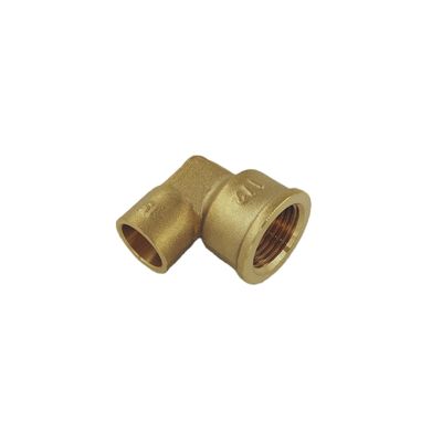 HPb 57-3 Material Female Elbow Thread Brass Pipe Fittings With 16 Bar Pressure Rating