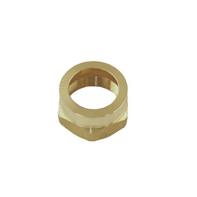 DIN EN 10226-1 Female Thread Brass Pipe Fittings Locknut