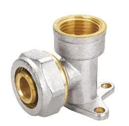 232 PSI Pressure Rating Brass Pipe Fittings with Threaded Connection Made of Brass