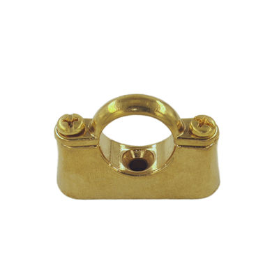 Brass Pipe Clamp 28mm Casting Bronze Screw Easy For Fixation