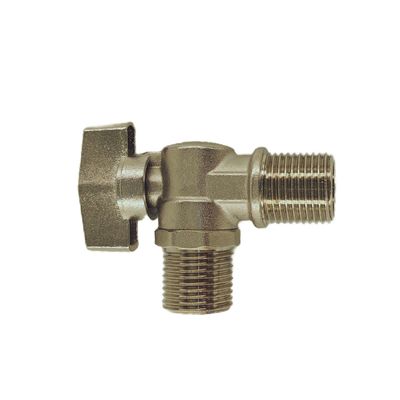 Corrosion Resistant Brass Ball Valve Brass Water Valve 90 Degree 16 Bar Maximum Pressure