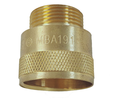 Round Head Code Brass Color Male Thread Fitting For Industrial Applications
