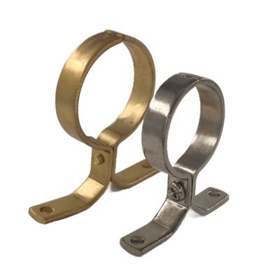 Brass O Type 1 Inch Clamp For PE PEX PVC Pipes With Screw Fixation