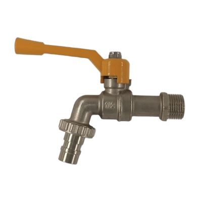 쿼터 턴 Brass Bib Cock Hose Union Bibcock Thread ISO228