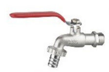 การติดตั้งง่าย ทองเหลือง Bib Cock ทองเหลือง Ball Bibcock G1/2 Inlet Outlet