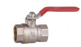 16 Bar Pressure Brass Ball Valve Thread Type with S / S Handle Material