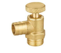 Male Thread Remote Control Exhaust Valve CE dengan konektor selang