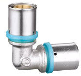 DIN EN 10226-1  Brass Press Fittings Copper Press Elbow for PE pipes