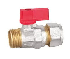 Yuehao Brass Ball Valve Small Mini Ball Valve CE Chrome Plated Handle