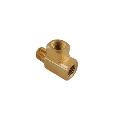 Brass Body 3 Way Pipe Fitting F/F/M Thread