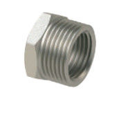 Chromed Brass Hexagon MF Thread Fittings For Industry